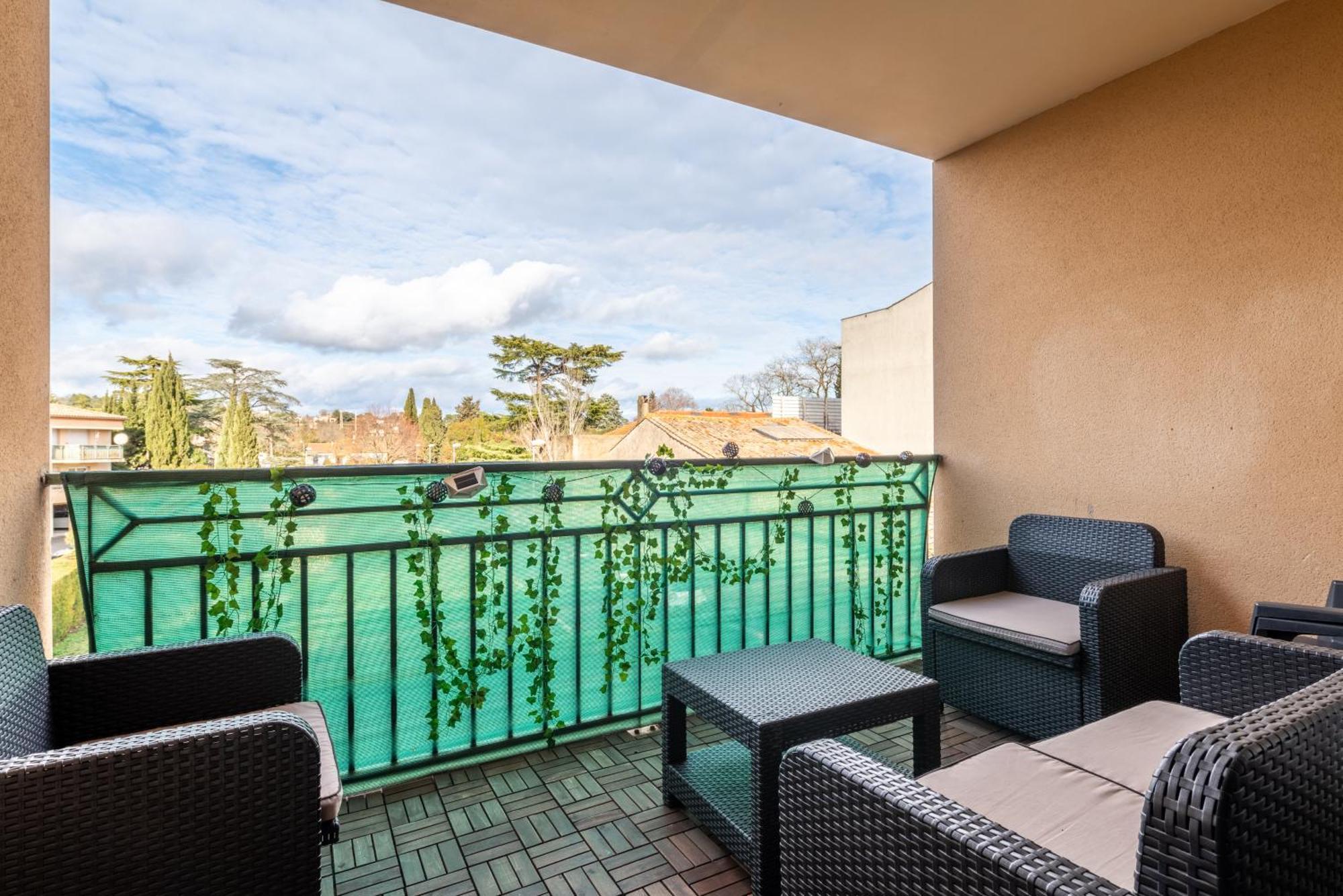 شقة L'Ecrin Jardin Des Remparts - Parking Prive - Terrasse قرقشونه المظهر الخارجي الصورة